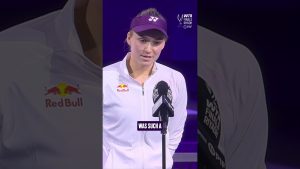 Elena Rybakina, championne à Riyadh ! 💜 #WTAFinals