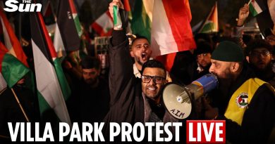 En direct : Manifestation devant Villa Park avant Aston Villa - Maccabi