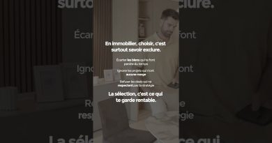 En immobilier, ta force réside dans tes choix et refus.