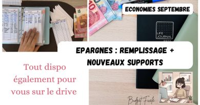 Épargnez en septembre : Nouveaux supports et enveloppes budget