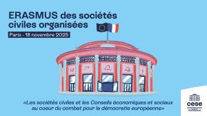 Erasmus des sociétés civiles : Sixième session au Conseil économique, social et environnemental à Paris