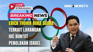 Erick Thohir réagit après l'interdiction de l'Indonésie aux JO