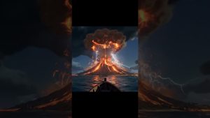 Éruption volcanique spectaculaire dans l'océan !
