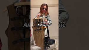 Essai de la collection automne d'Anthropologie