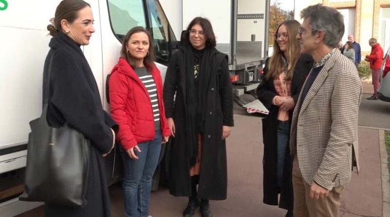 "Être ici, ça permet de comprendre qu'on n'est pas seul", l'avocate Oleksandra Matviichuk, prix Nobel de la paix 2022 reçue la Cité universitaire de Paris