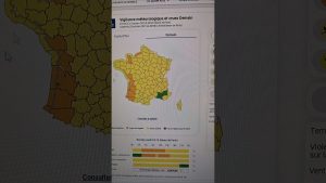 Évolution de la tempête Benjamin
