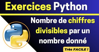 Exercice 25 : Algorithme Python pour identifier les chiffres divisibles par un nombre donné