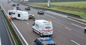 Faits divers. Accident sur l'A6 au niveau de Levernois : une caravane et deux véhicules impliqués