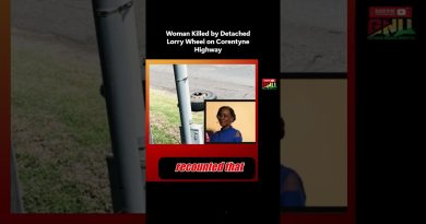 Femme tuée par une roue de camion détachée sur la route Corentyne