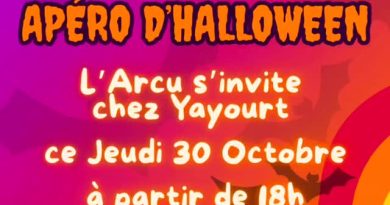 Fête d'Halloween chez Yayourt à Ajaccio : rendez-vous le 30 octobre à 18h pour un verre ensemble 🎃