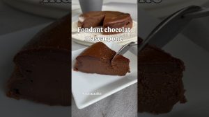 Fondant au chocolat et mascarpone : une recette facile !