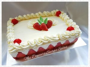 Fraisier à la crème onctueuse et délicate