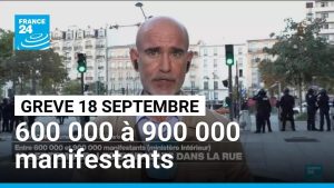 France : 600 000 à 900 000 manifestants selon le ministère