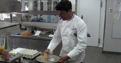 Franques crée un amuse-bouche au 2 étoiles Michelin Le Saint-Martin