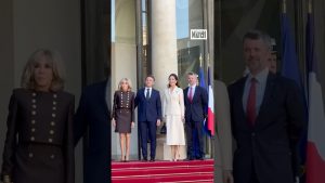 Frederik et Mary du Danemark en visite à l'Élysée