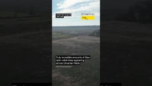 Front ukrainien entièrement câblé en fibre optique par des drones