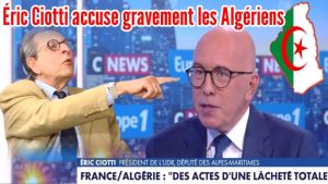 Fuite de l'ambassadeur d'Algérie : Éric Ciotti dénonce