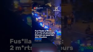 Fusillade à Nice : 2 morts et de nombreux blessés