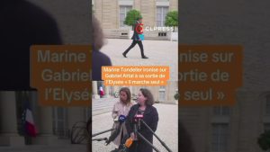 Gabriel Attal quitte l'Élysée seul après la réunion avec Macron