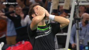 Hugo Gaston bat Carlos Alcaraz au Rolex Paris Masters 2021 dans une ambiance de folie.