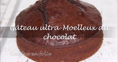 Gâteau au chocolat ultra moelleux et fondant