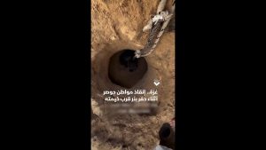 Gaza : Sauvetage d'un homme piégé en creusant un puits