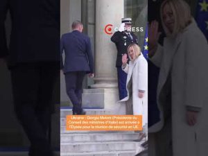 Giorgia Meloni à l'Élysée : réunion d'urgence sur l'Ukraine