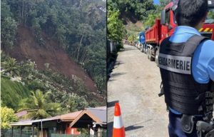 Glissement de terrain à Tahiti : maisons ensevelies et recherche d'éventuelles victimes en cours