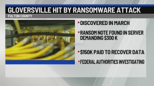 Gloversville victime d'une attaque par ransomware