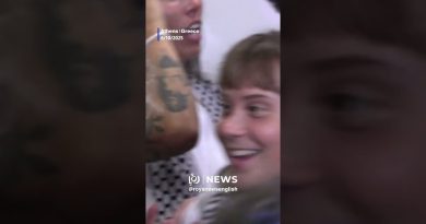 Greta Thunberg et les activistes de la Flottille Sumud en Grèce