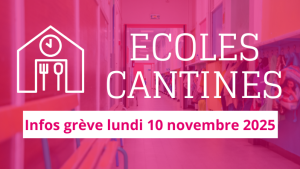 Grève 10 novembre 2025 : le point sur l'organisation des cantines et garderies - ROUBAIXXL