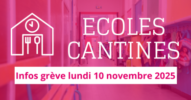 Grève 10 novembre 2025 : le point sur l'organisation des cantines et garderies - ROUBAIXXL