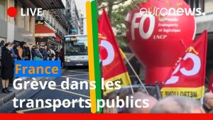 Grève des transports publics en France : suivez en direct