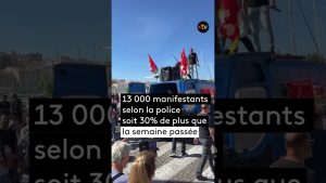 Grève du 18 septembre : 13 000 manifestants à Marseille