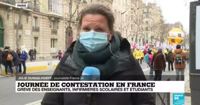 Grève en France : enseignants, infirmiers et étudiants unis