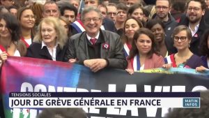 Grève générale en France : tensions sociales à leur comble