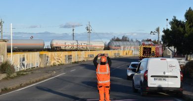 Grosse frayeur à Port-La Nouvelle : un train de fret chargé de gaz déraille à l’entrée du port, 80 personnes évacuées