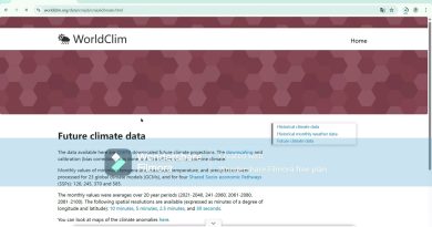 Guide étape par étape pour télécharger les données climatiques de WorldClim