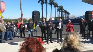 Guillaume Pépy évoque le Train Jaune à Montpellier, mars 2015