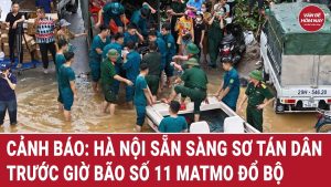 Hà Nội prépare l'évacuation avant l'arrivée du typhon Matmo