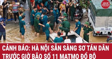Hà Nội prépare l'évacuation avant l'arrivée du typhon Matmo