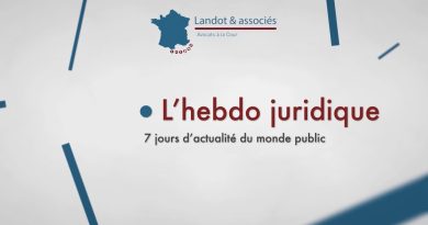 Hebdo juridique : Actu publique en vidéo du 26-27 octobre 2025