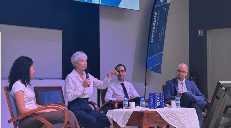 "Il faut qu’on éduque par l’inspiration" ...Rencontre avec Claudie Haigneré, première femme française astronaute et marraine de la Transat Café L’Or 2025 à l’Université des Antilles