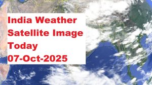 Image Satellite Météo de l'Inde - 07 Octobre 2025