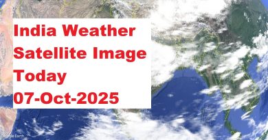Image Satellite Météo de l'Inde - 07 Octobre 2025