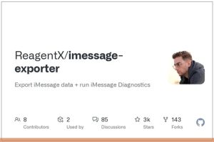 Exporter vos conversations iMessage avec un nouvel outil open source - TechAuQuotidien.FR
