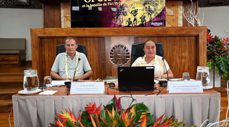 Inauguration de l’exposition  ‘Opuhara et la bataille de Fē’ī Pī