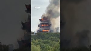 Incendie dévastateur au temple de Yongqing vieux de 1500 ans