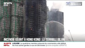 Incendie géant à Hong Kong: au moins 83 personnes sont mortes selon un nouveau bilan provisoire