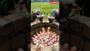 Incroyable ! Des paons se transforment en buffles !